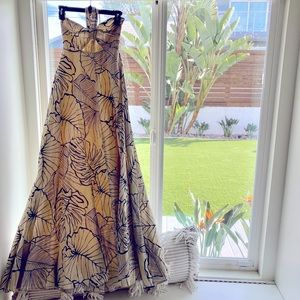 DISSH, Malta Black Linen Knot Dress, Size 2